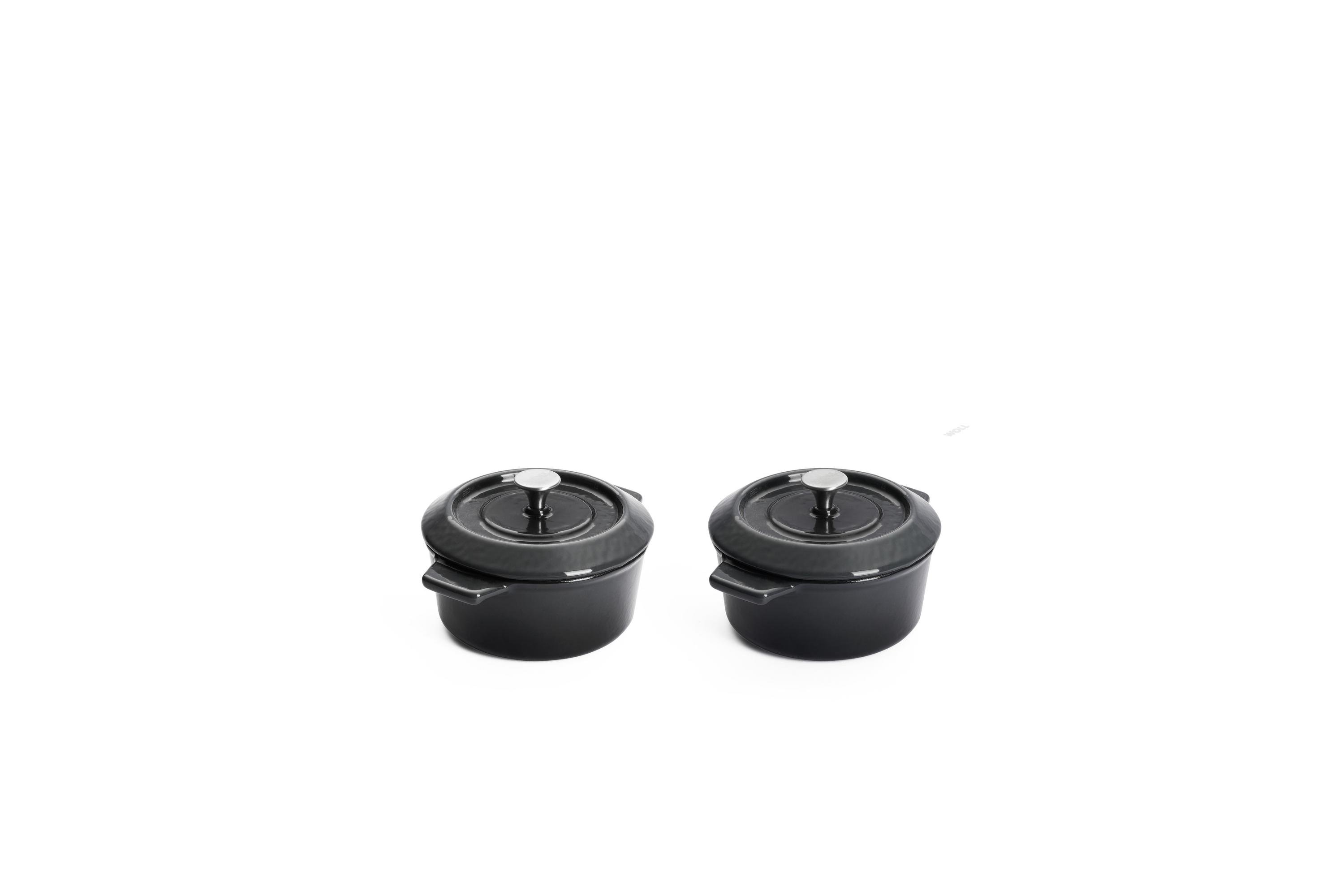 Iron Guss-Mini-Kasserolle, 2 teilig