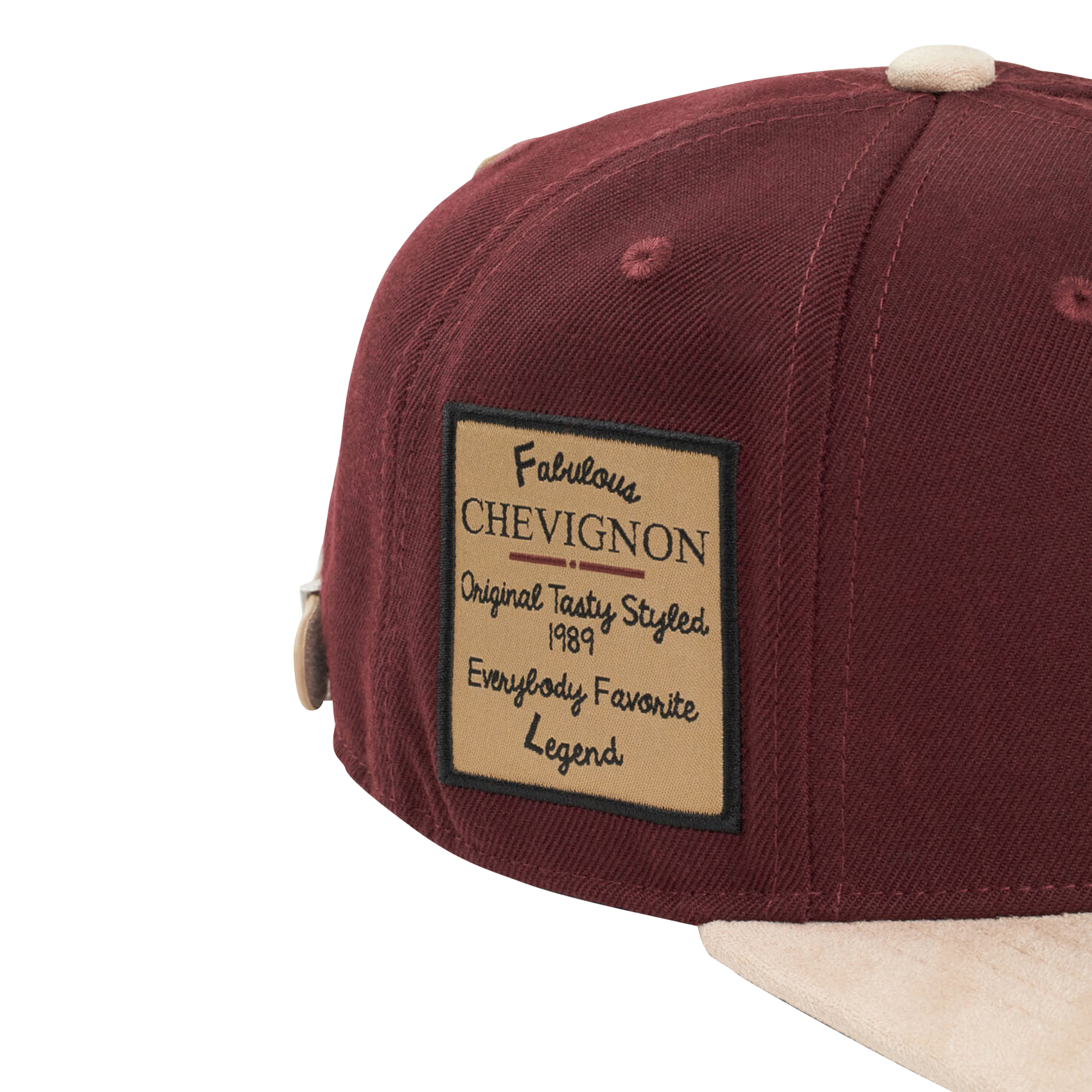 KING - Casquette en coton mélangé | Rouge
