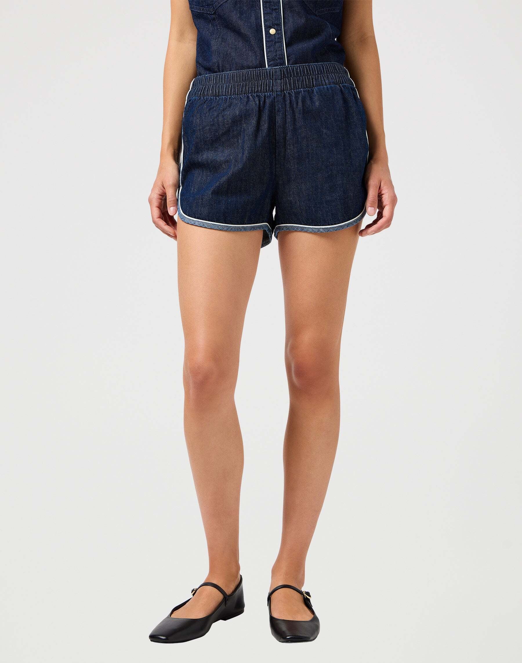 Wrangler Relax-fit-Jeans »WRANGLER Jeansshorts Piped Short«