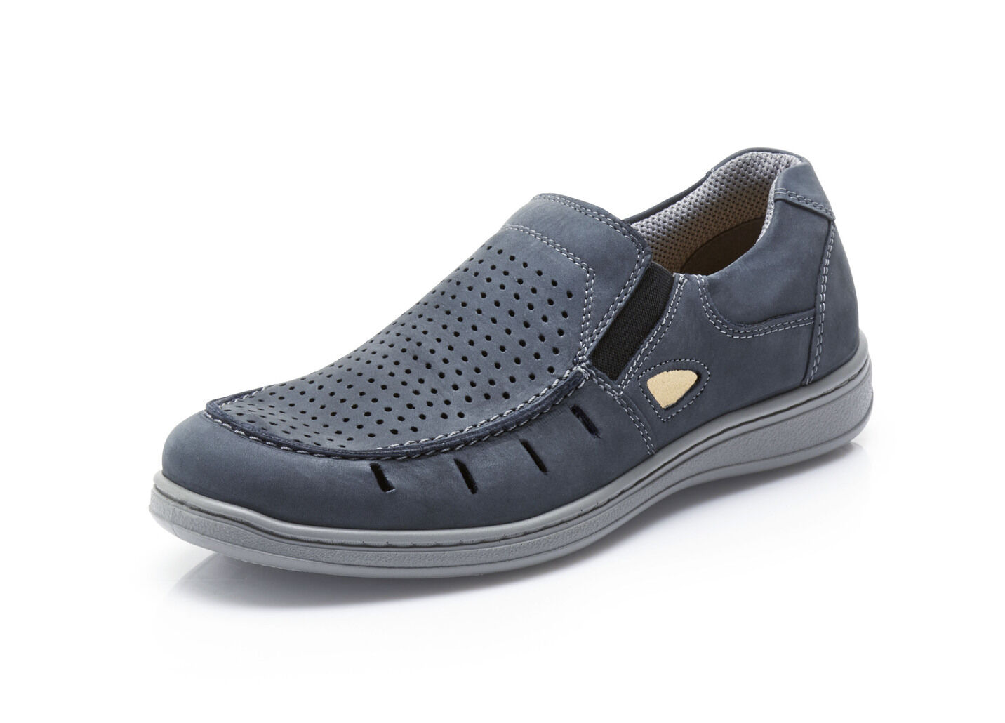 GINO GALANTE, sommerliche Herren-Slipper, mit herausnehmbarem Fussbett