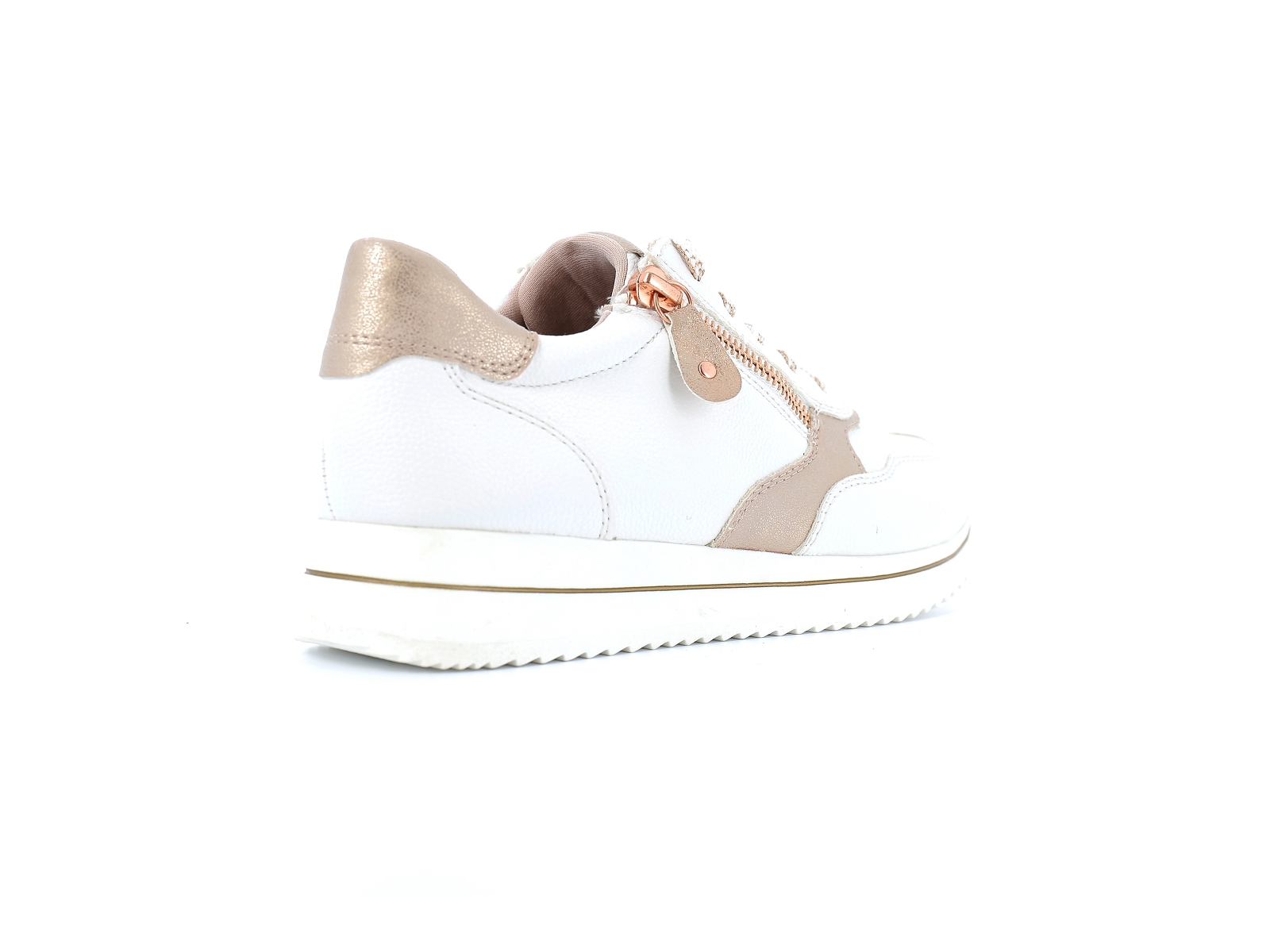 Jana  shoes-23763 Synthétique Blanc Bronze