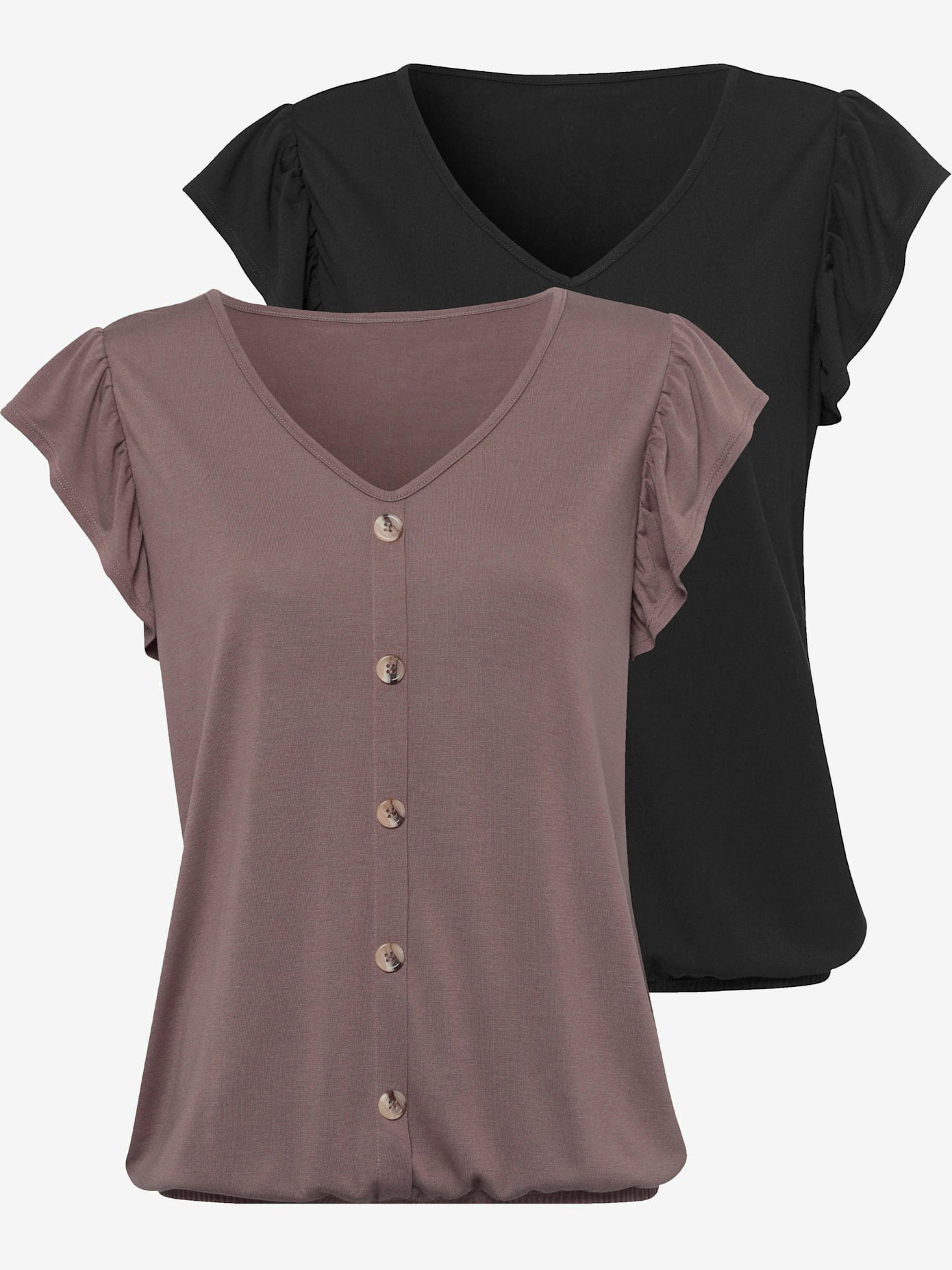 Lot de 2 t-shirts lascana