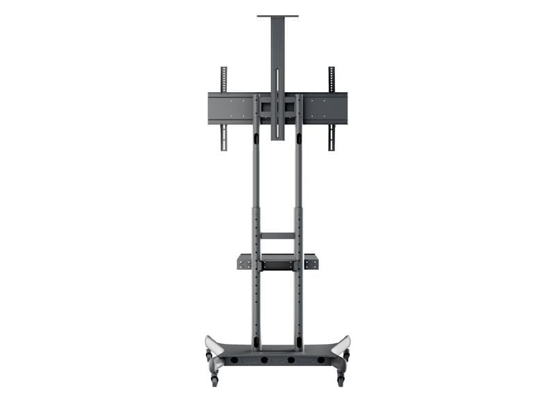 Multibrackets TV-Trolley Basic 180 Schwarz Mobiler TV-Ständer für Videokonferenzen