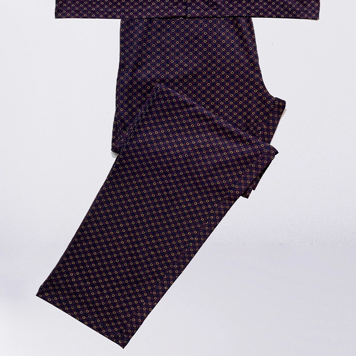 Pyjama homme PREMIUM imprimé/bleu foncé
