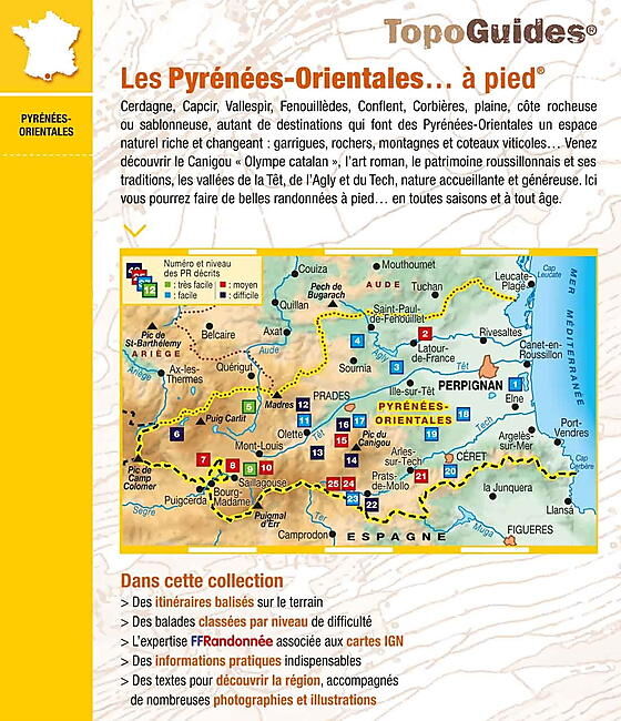 FFRP - D066 LES PYRENEES ORIENTALES A PIED FFRP