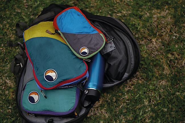 TICKET TO THE MOON - SET 3 POCHETTES TRAVEL CUBE