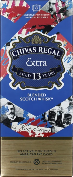 CHIVAS REGAL 13 YEARS EXTRA AMERICAN RYE CASK FINISH 1LTR