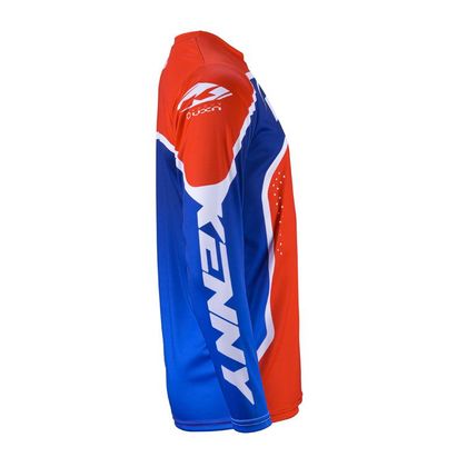 Maillot cross Kenny TRACK - FOCUS - KID - Bleu / Blanc