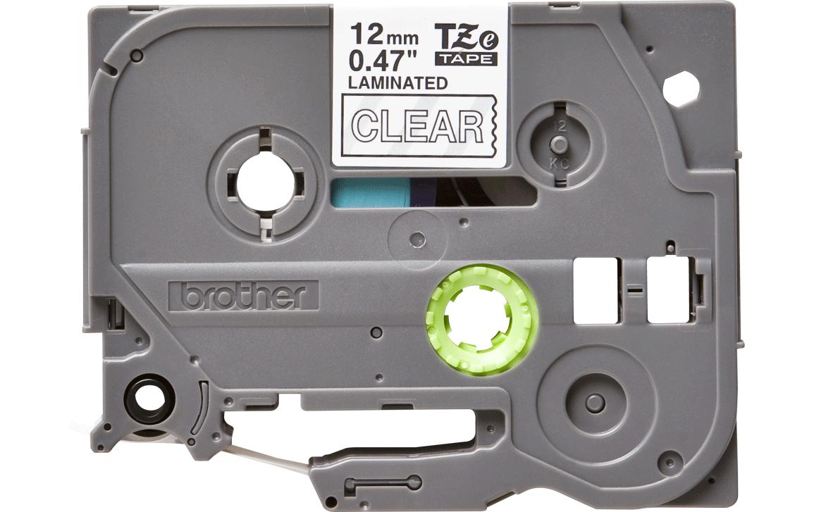 Beschriftungsband TZe-135 Weiss auf Transparent12 mm-Beschriftungsband für Etikettendrucker