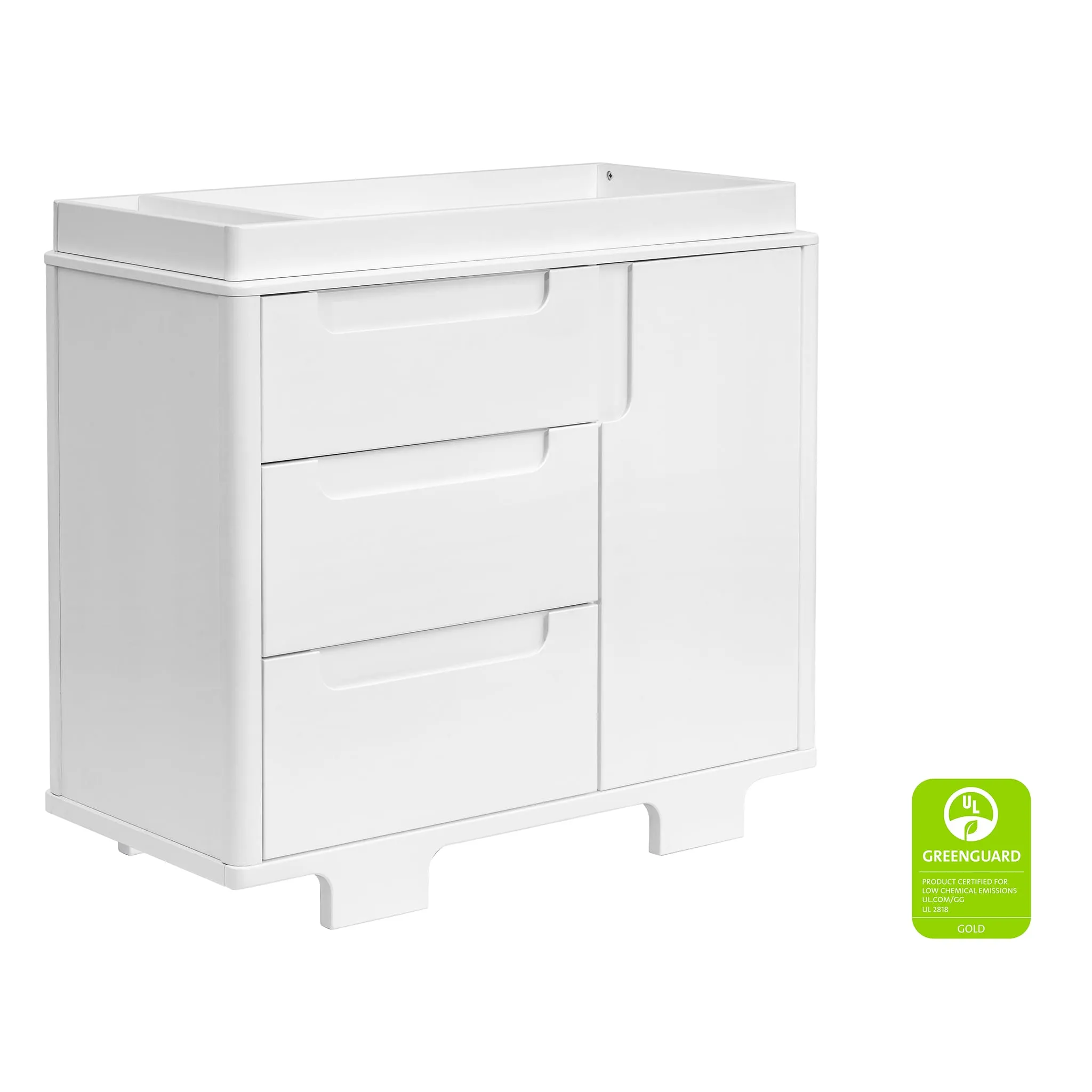 Babyletto Meuble à Langer 3-Tiroirs Yuzu - Blanc