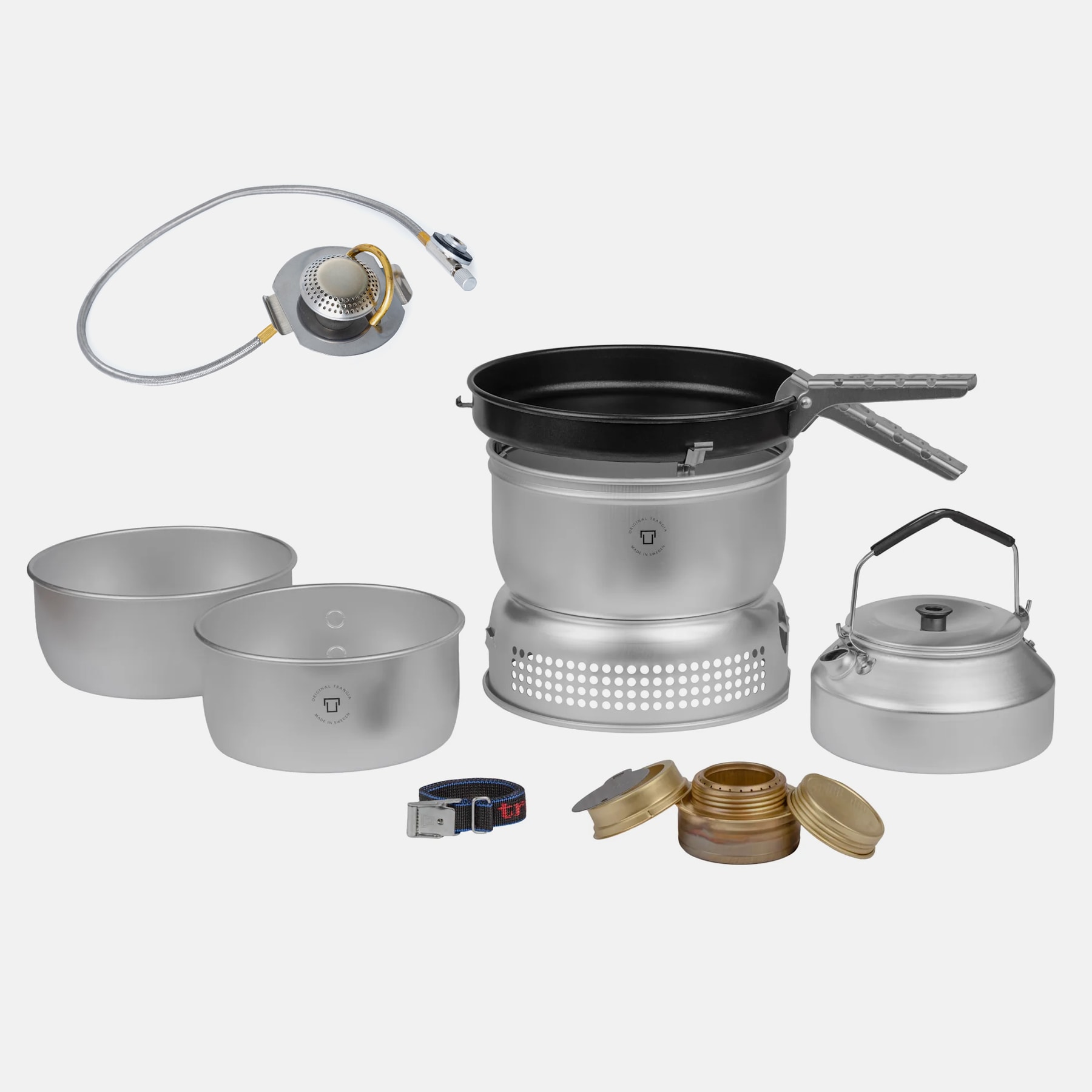 Trangia Stormkjøkken, 25-4 UL + Gassbrenner<br>Pakketilbud Komplett Stormkjøkken m/ Sprit- og Gassbrenner