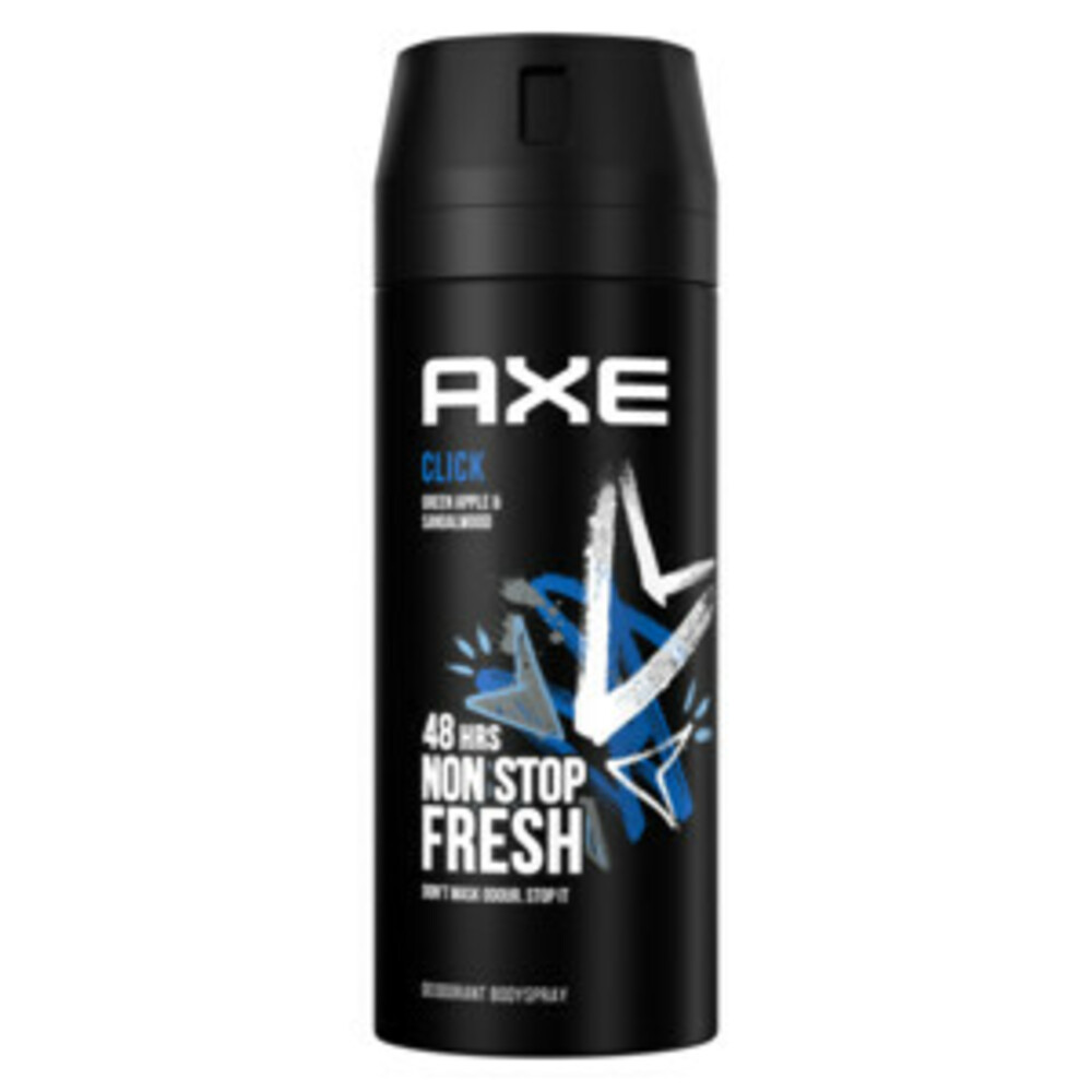 6x Axe Deodorant Bodyspray Click150 ml