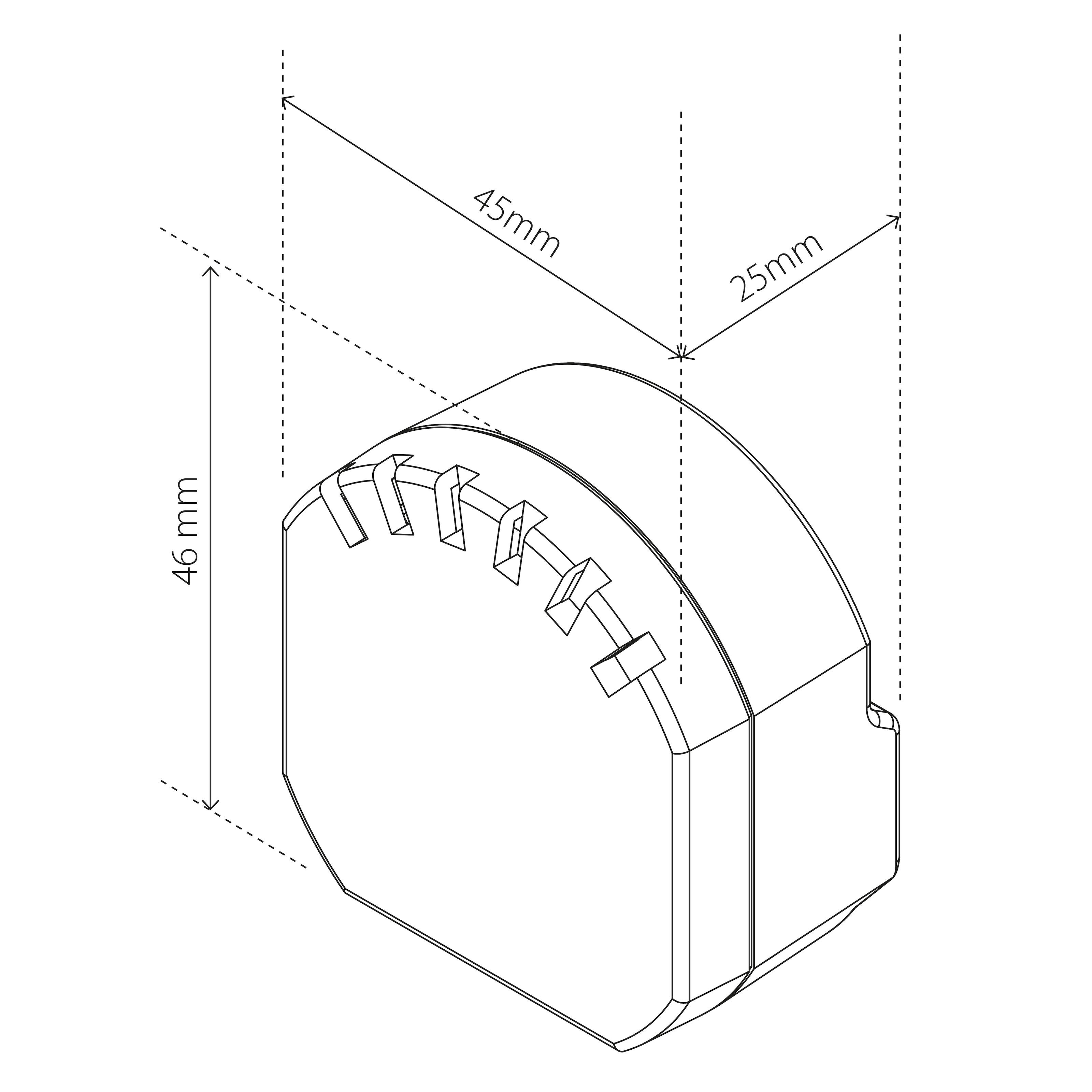 Heatit ZM Innfelt Z-Wave-fjernstrømbryter Single 16 A