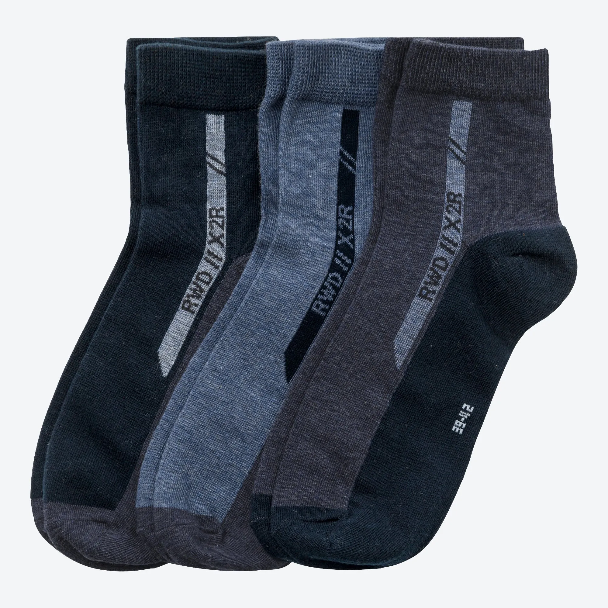 Herren-Kurzschaft-Socken in verschiedenen Varianten, 3er-Pack