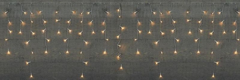 Anna's Collection Ijspegelverlichting - lichtsnoer - 360 led lampjes - warm wit - 720 x 60 cm