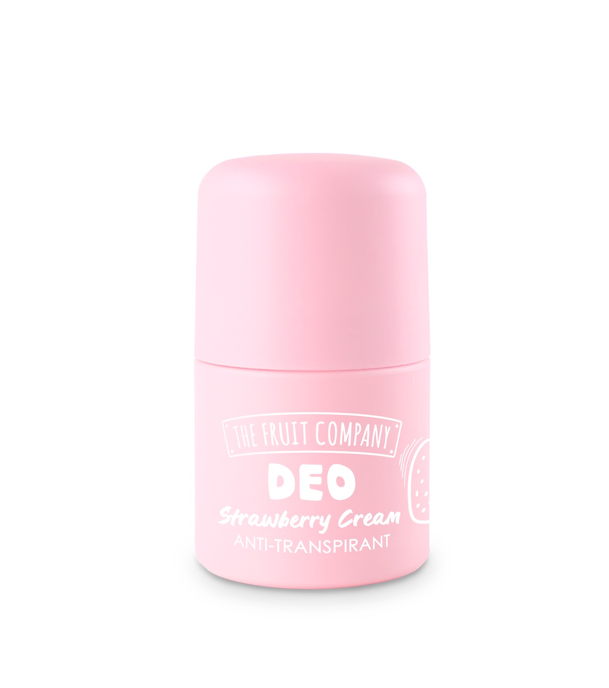 The Fruit Company - Desodorante Antitranspirante Soft Touch - Creme Morango