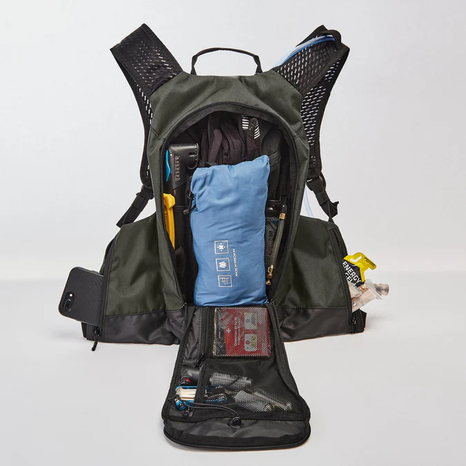 Decathlon Rockrider - Mochila de Hidratação para Bicicleta Mountain Bike Rockrider Explore 7L 2L Água - Preta