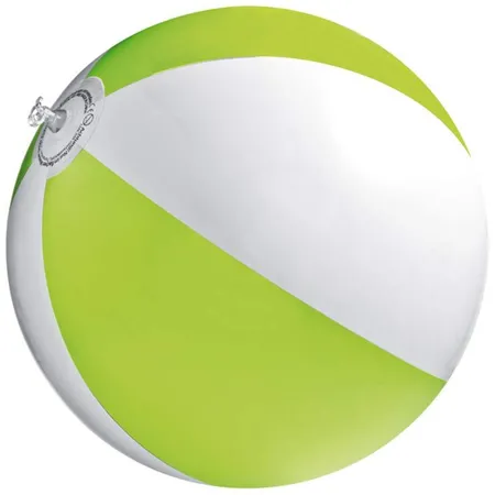 Macma Strandball apfelgrün-weiß