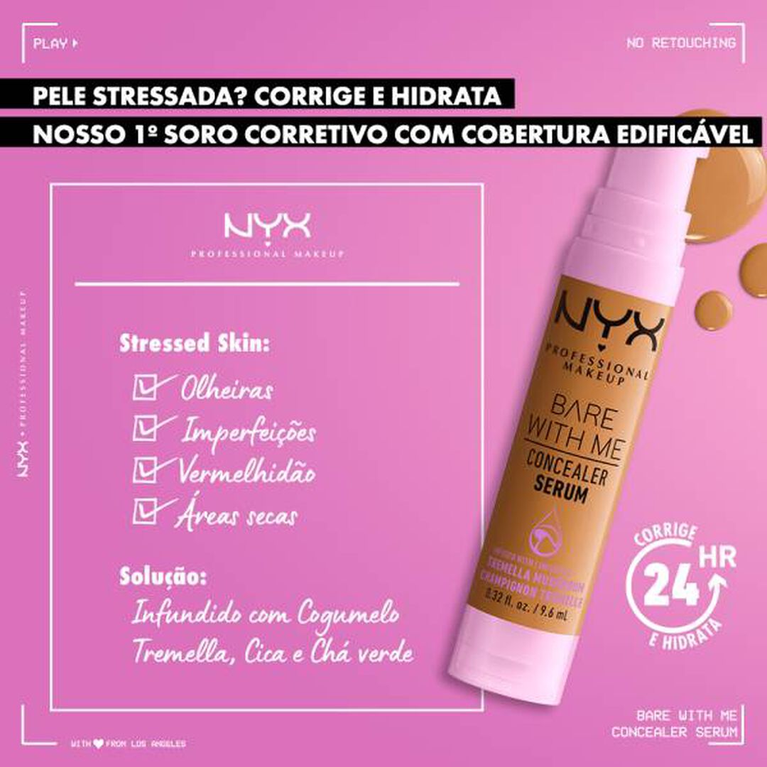 NYX Professional Makeup  Bare With Me - Sérum Corretor