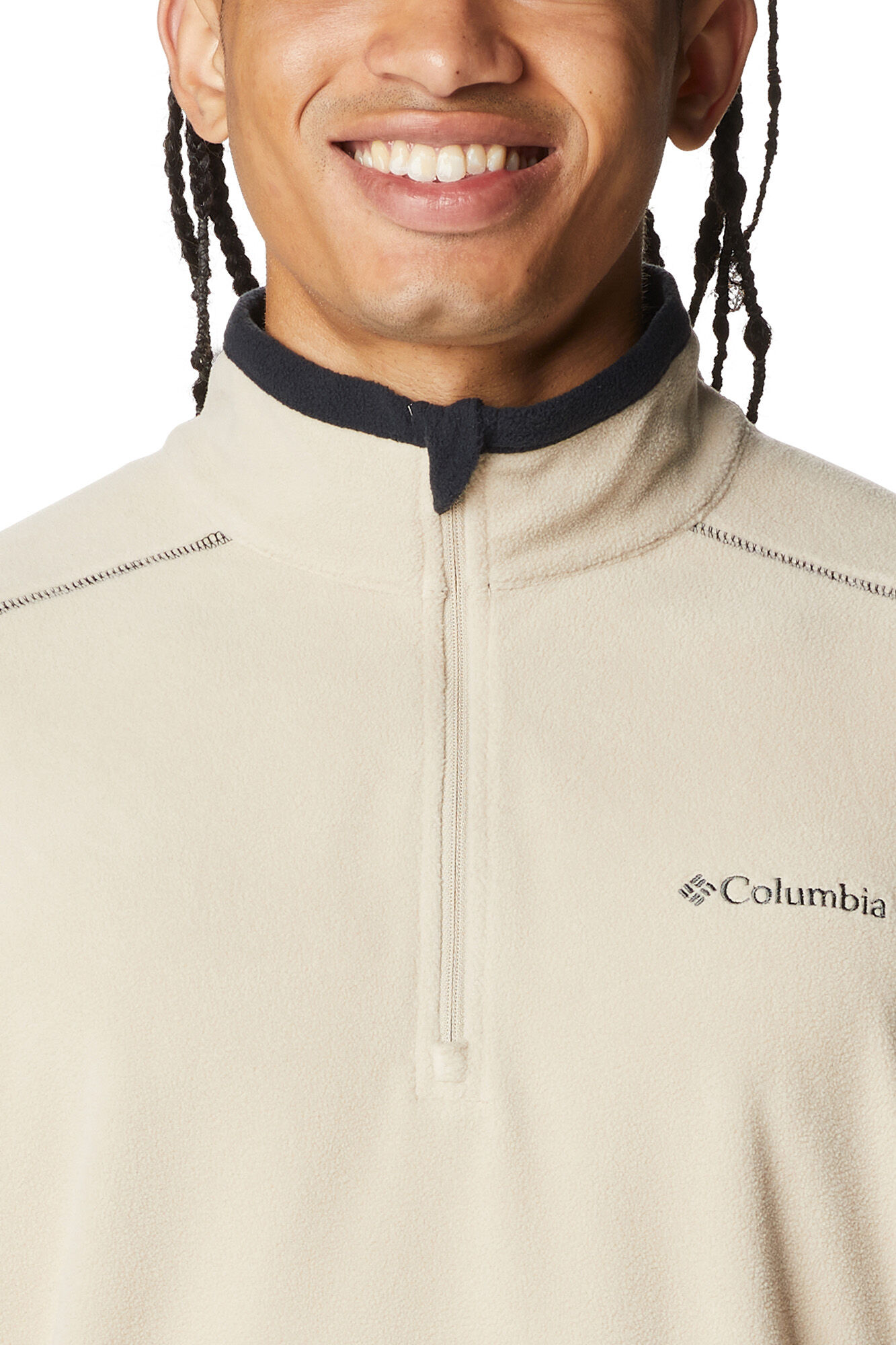 Forro Columbia Klamath Range™ com meio zíper - Marrom