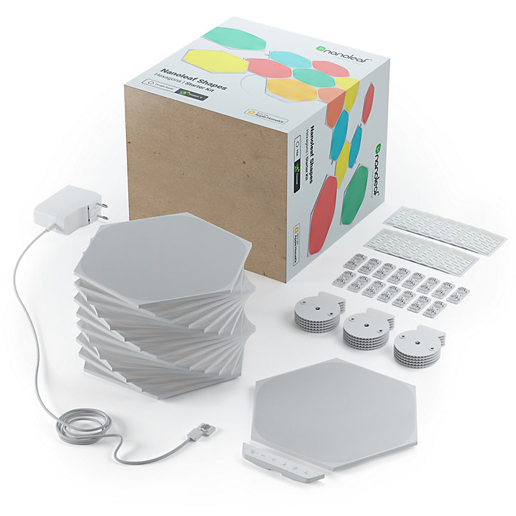 Kit de démarrage Nanoleaf Shapes hexagones 15 panneaux LED