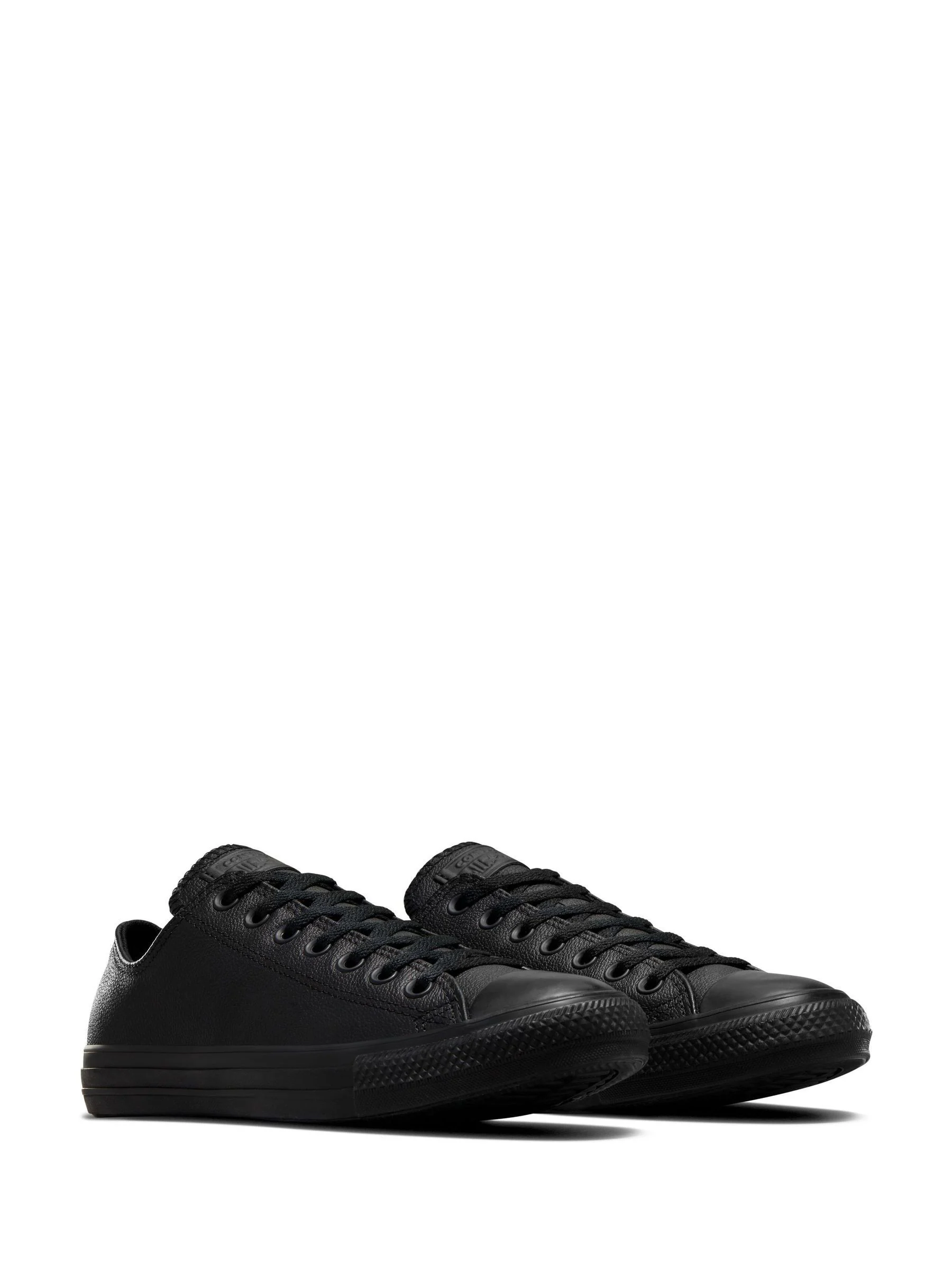 Zwart - Converse leren Chuck Ox sneakers