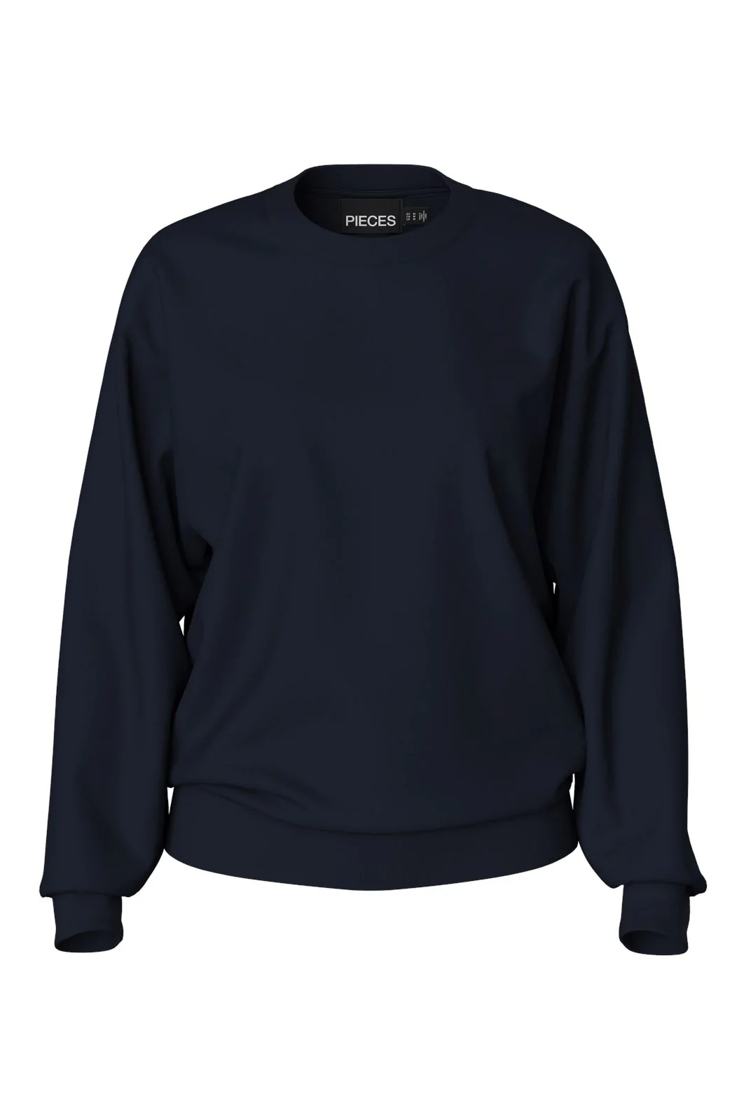 Pieces Pcchilli Ls Oversized Sweat 4701540 sky captain
