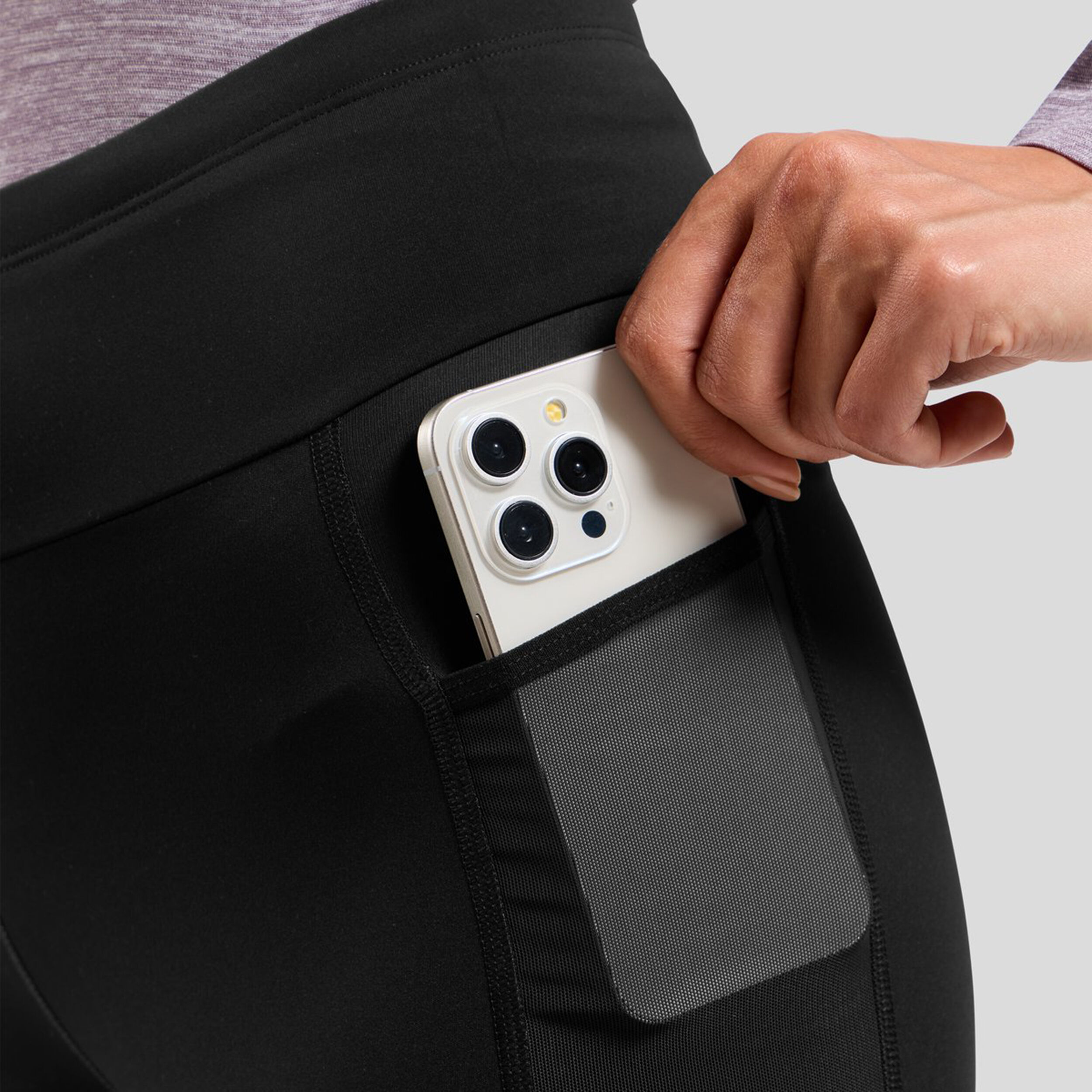 Odlo Zeroweight Warm Collant De Course Femmes - Noir