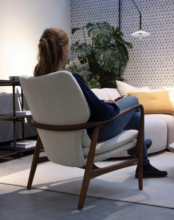 POLSPOTTEN Chair Peggy fauteuil ecru