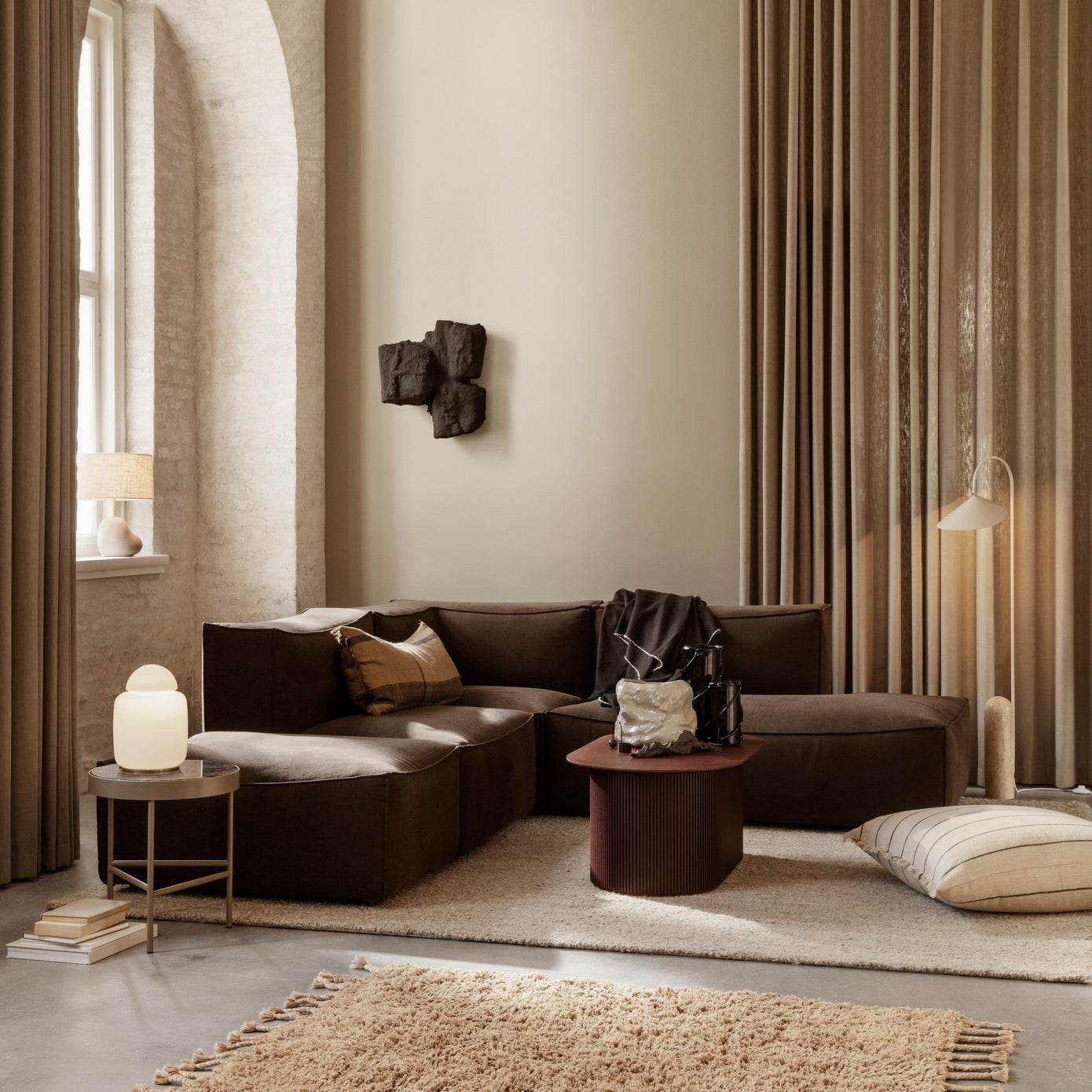 Ferm Living Travertine Salontafel - M