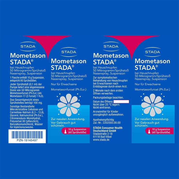 Mometason STADA Heuschnupfenspray 50 µg / Sprühs., 10 g