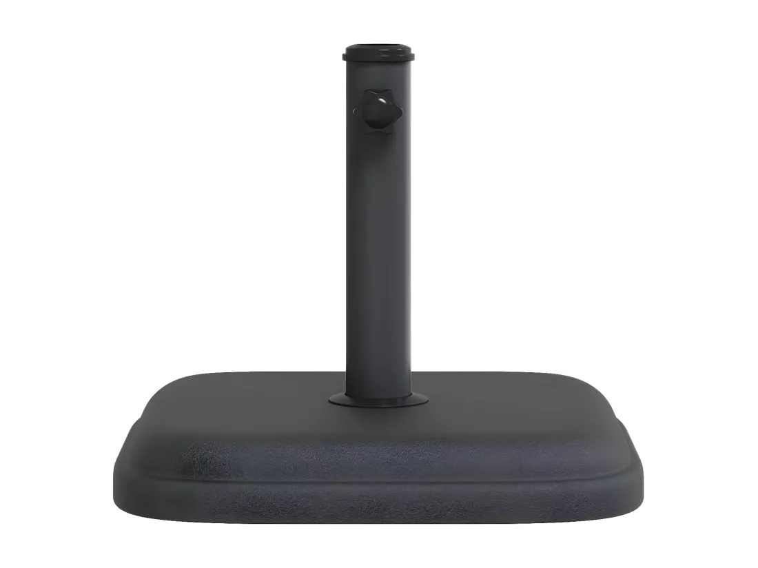 Prolenta Premium - Base de parasol pour mâts Ø32/35/38 mm 11 kg carré