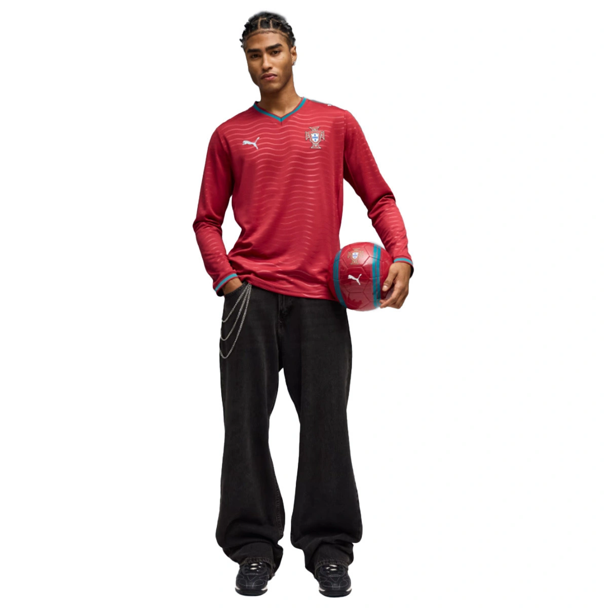Camisola Puma Portugal Primeiro Equipamento M/L Mundial 2026