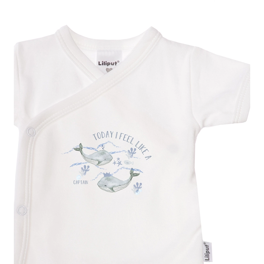 Liliput Wickelbody (Set, 2-tlg.) weiss-hellblau