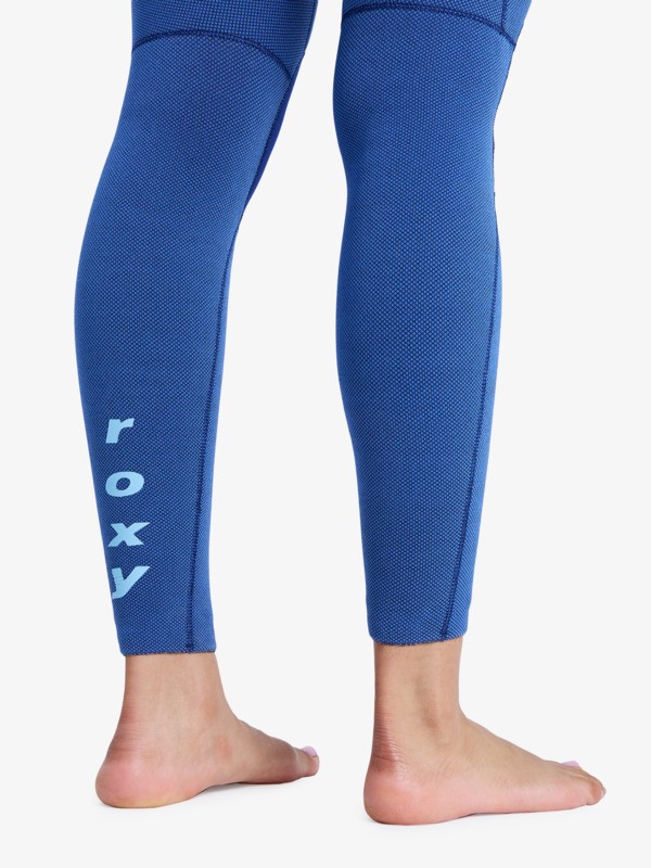 3/2 Elite Xtra Stretch Combinaison de surf zip poitrine Bleu Femme