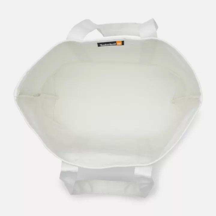 Fourre-tout en toile unisexe Easy en blanc