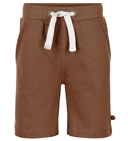 Minymo Shorts - 2er-Pack - Toffee/Aquagrün