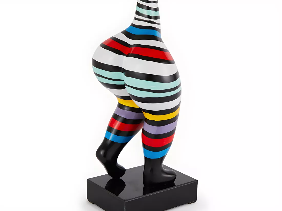 Statue de femme en résine - 17 x 17 x 51 cm - multicolore - MISTRESS