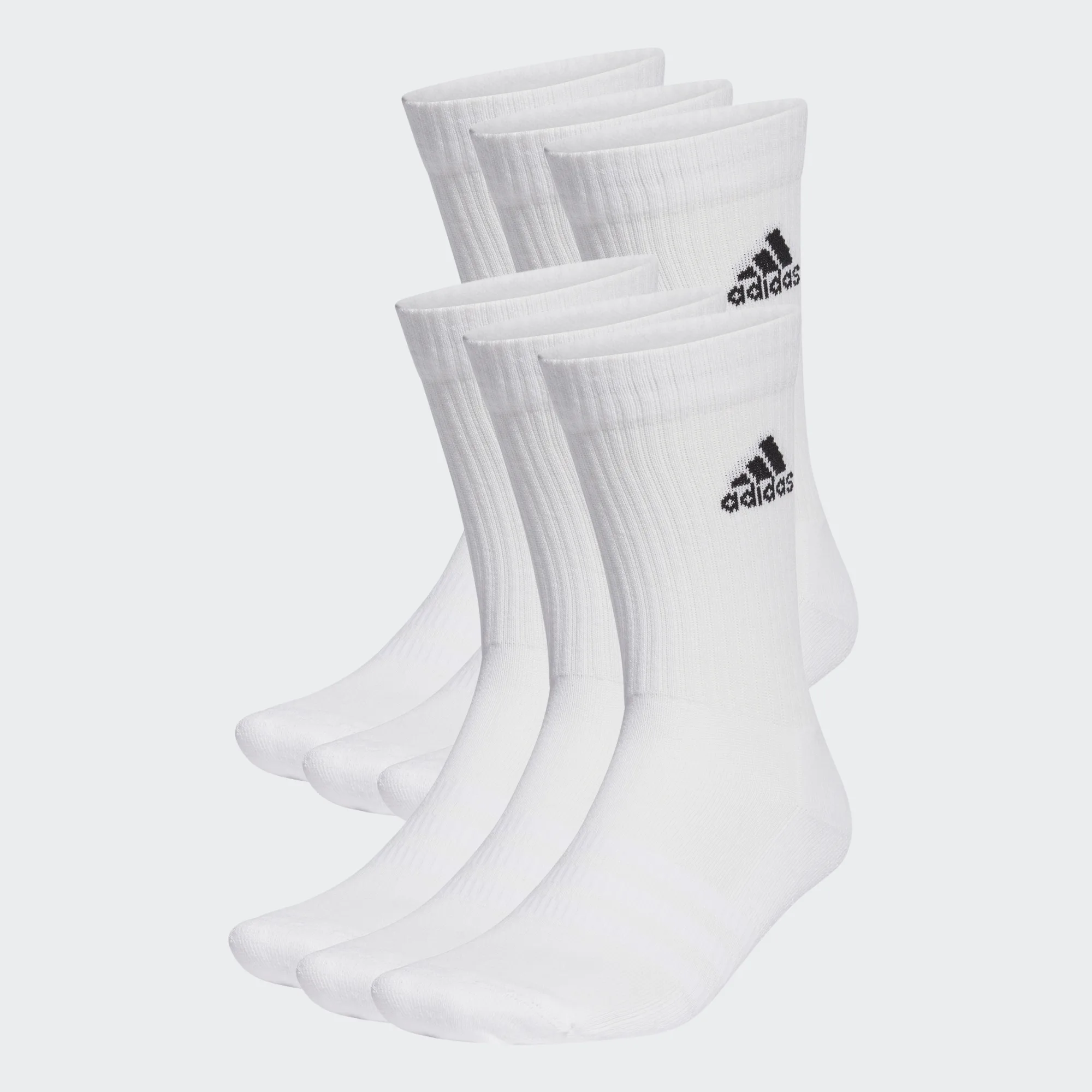 Adidas Crew Sokken 6-Pack Wit