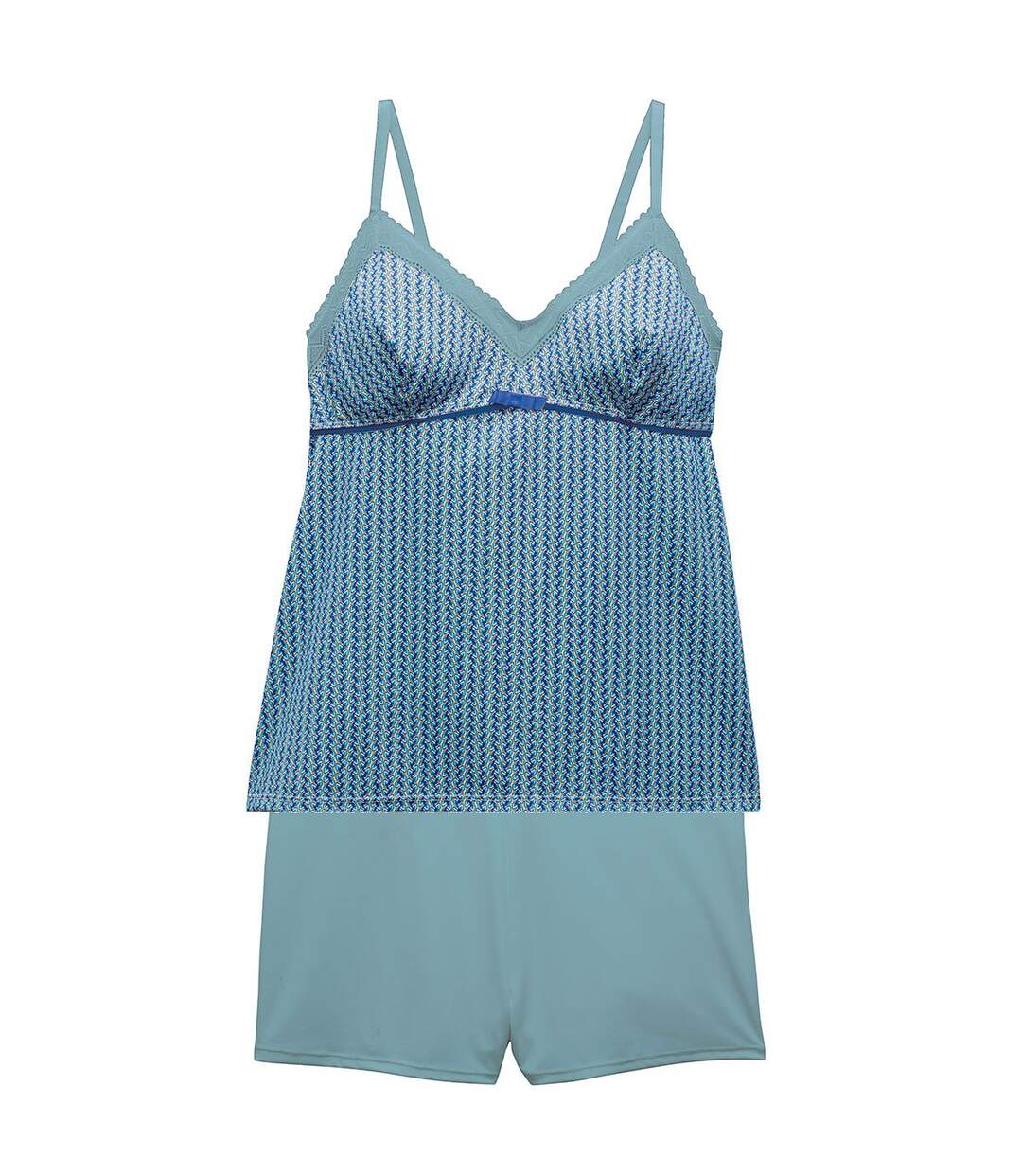 Top-short turquoise Rose