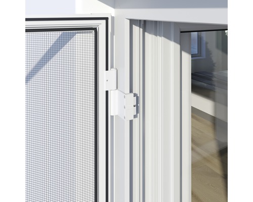 Insectenhor Windhager klemadapter voor kozijndeuren, antraciet, 3 stuks