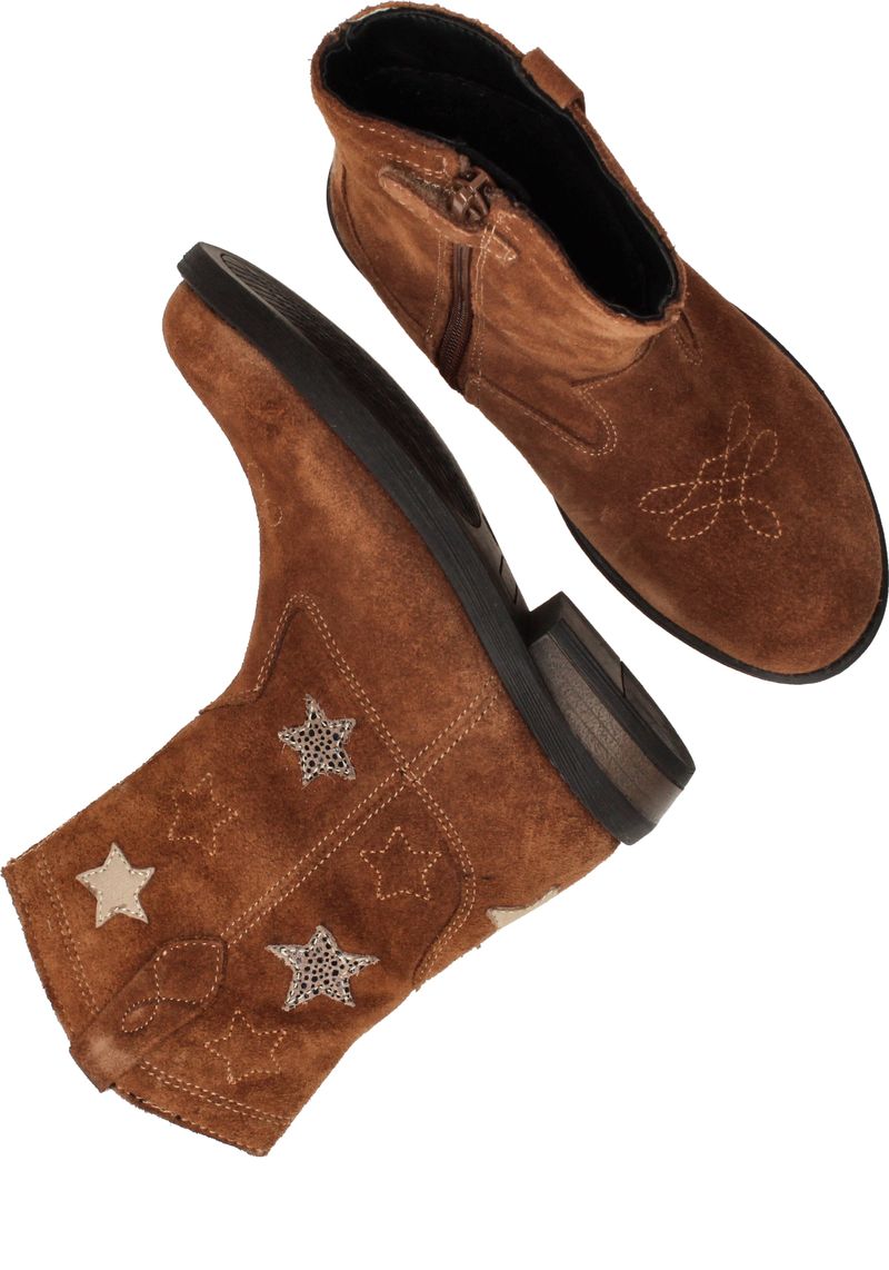 IK-KE Westernboots Cognac Meisjes