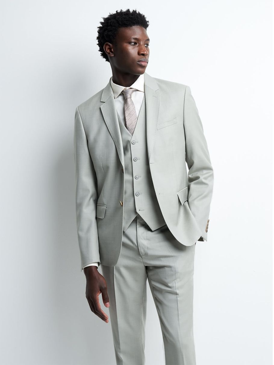 Veste coordonnable extraslim en laine