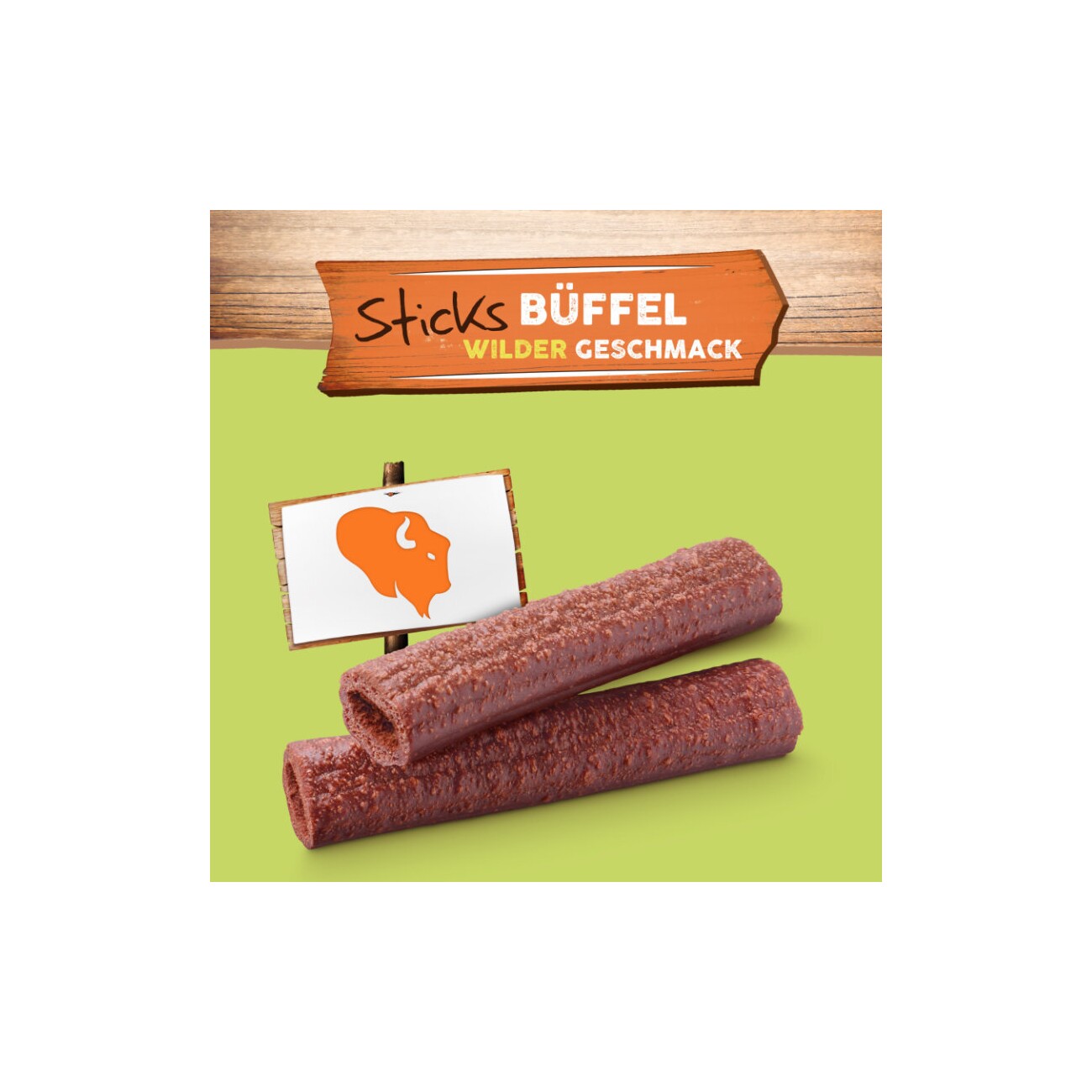Adventuros Sticks fettarm Büffel 6x120g