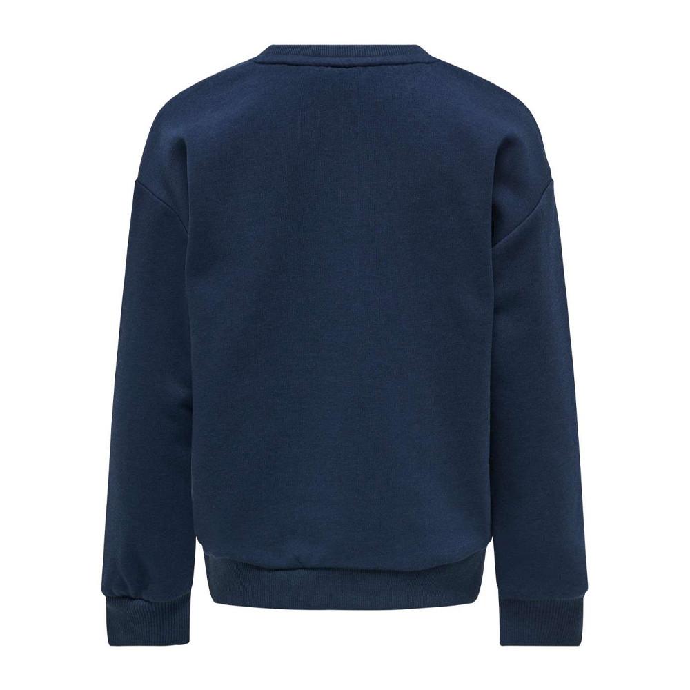 Kids ONLY Sweat Bleu Fille Kids ONLY Gyda