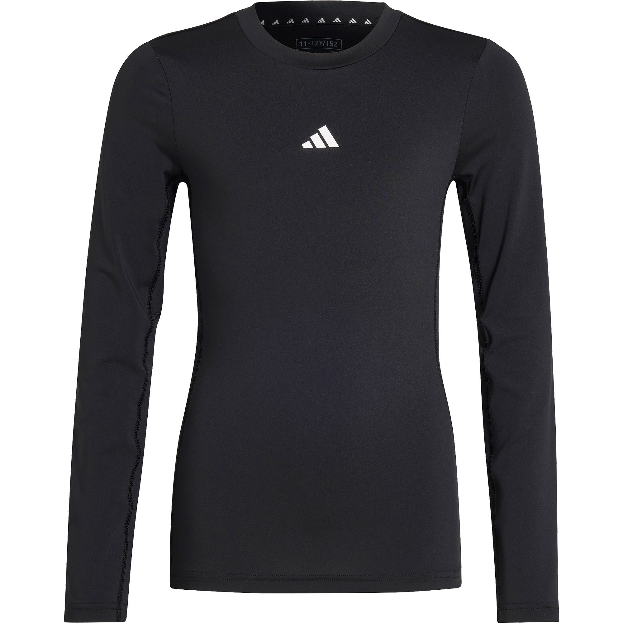 adidas Techfit Longsleeve Kinder schwarz
