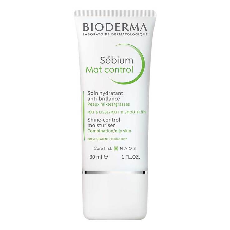 Bioderma Sebium Mat Control 30 ml Tube für Mischhaut und ölige Haut, 1 St