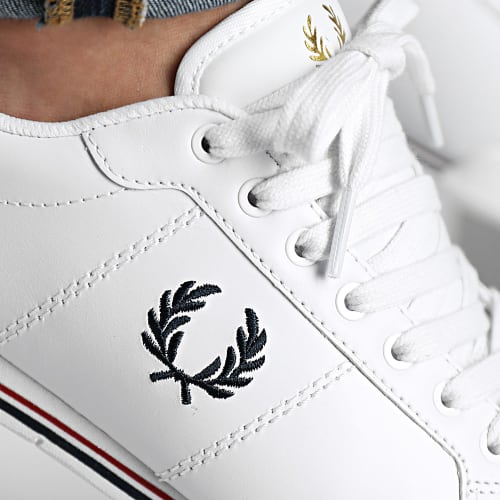 Baskets B722 Leather B6311 White Navy