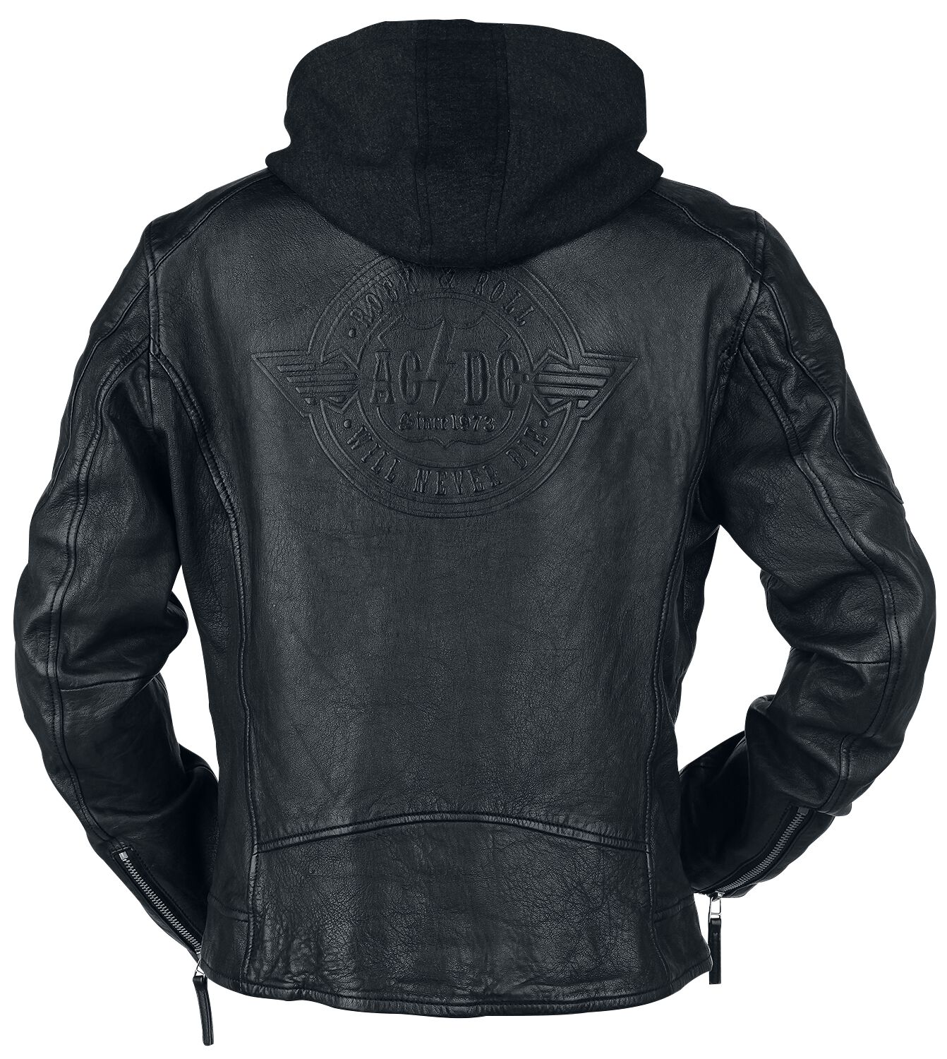 Rock & Roll - Will Never Die | AC/DC Veste en cuir