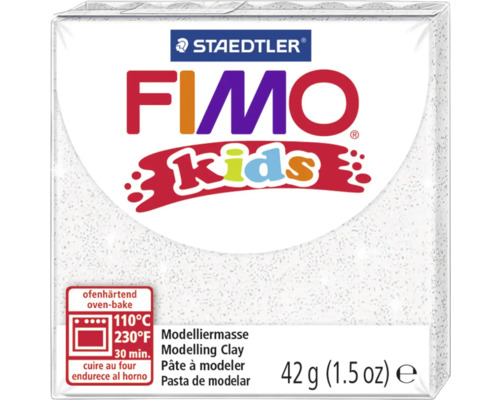 FIMO Kids glitter wit 42 g